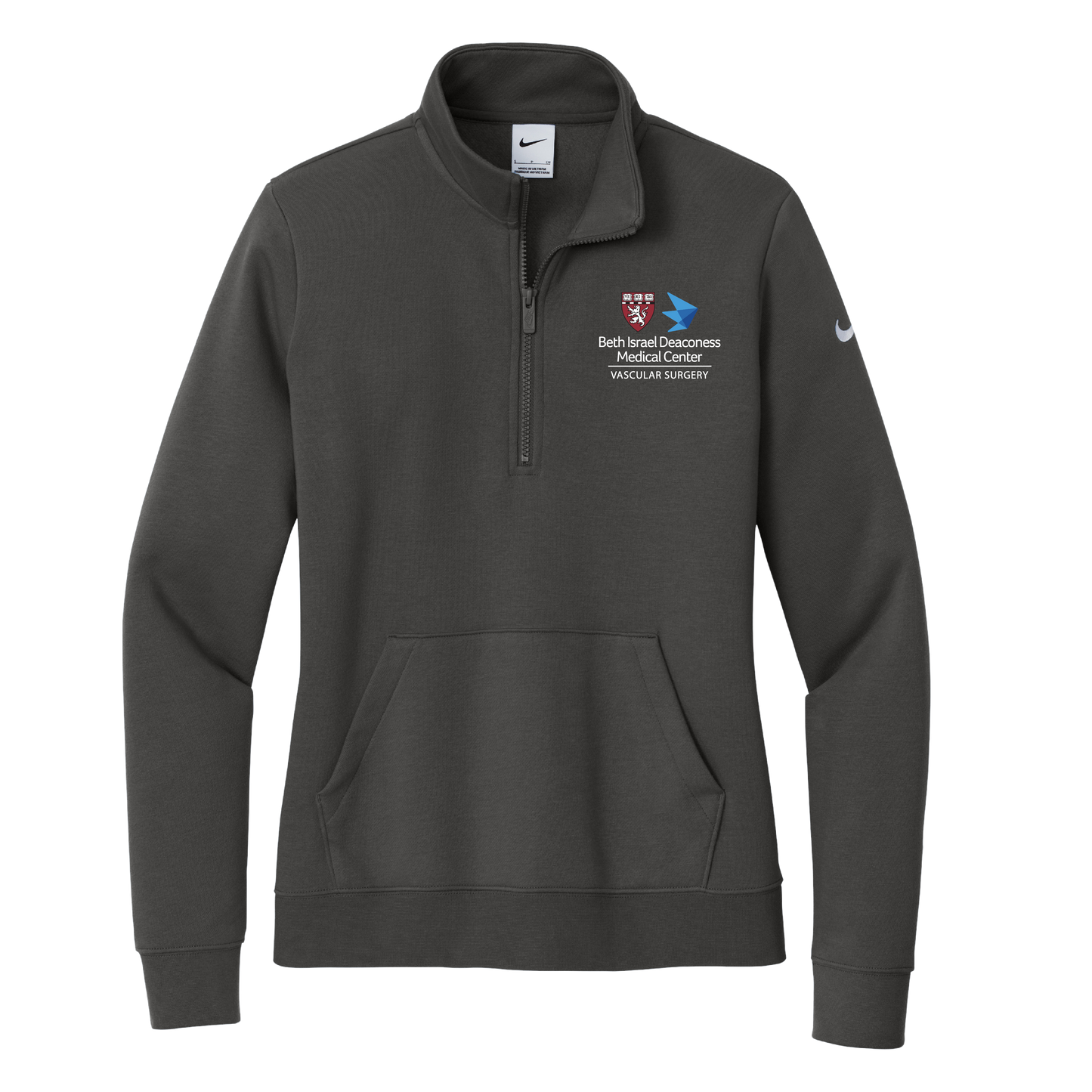 Women's Nike Club Fleece Sleeve Swoosh 1/2-Zip