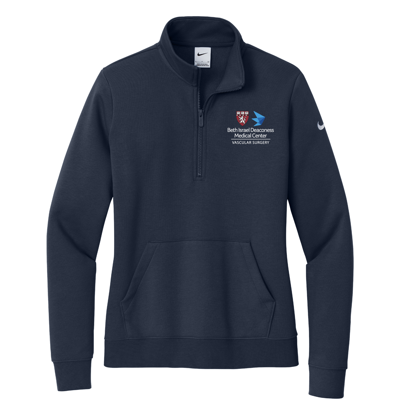 Women's Nike Club Fleece Sleeve Swoosh 1/2-Zip